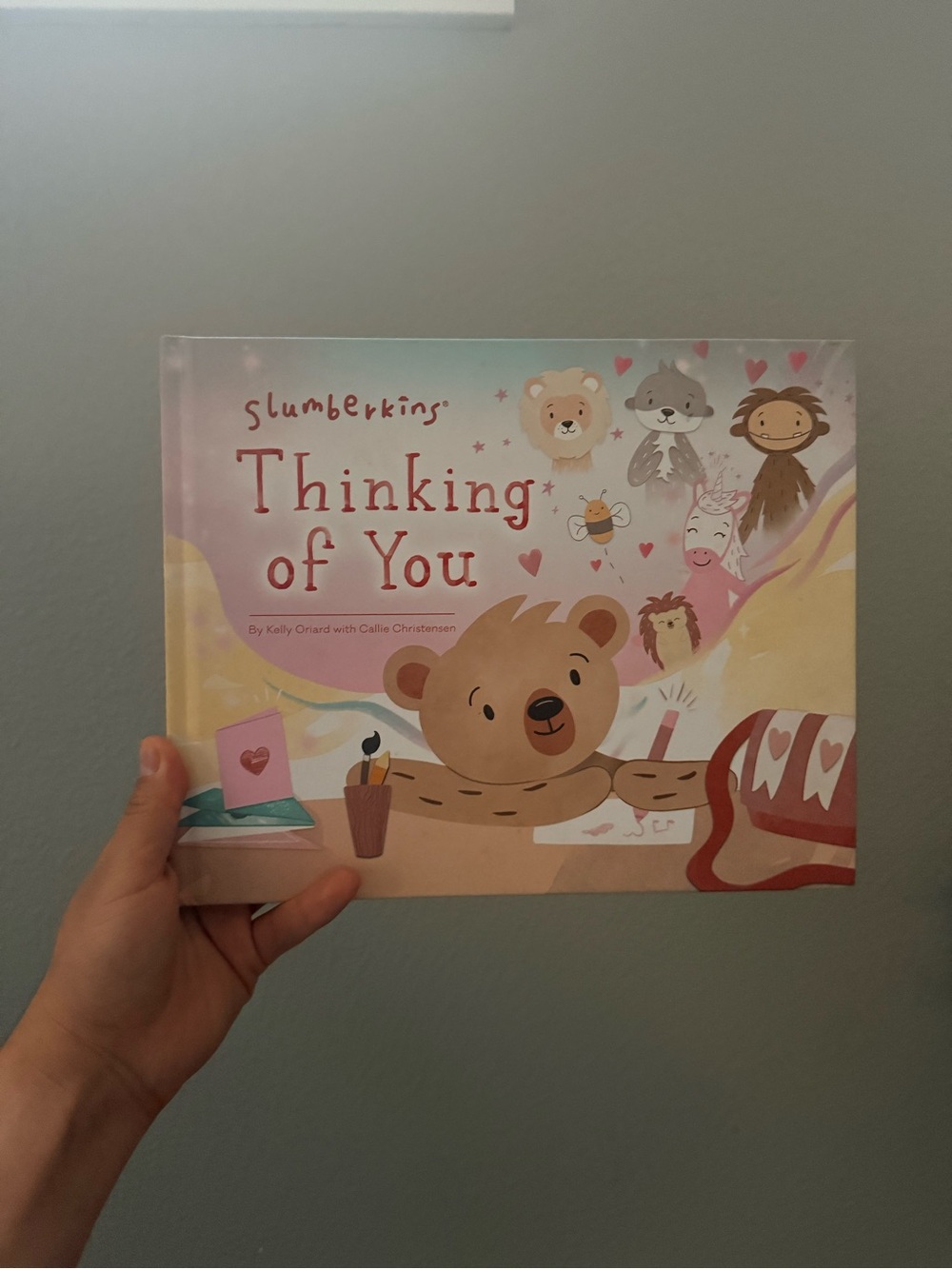 Slumberkins Thinking Of You Hardcover Book By Kelly Oriard / Callie Christensen